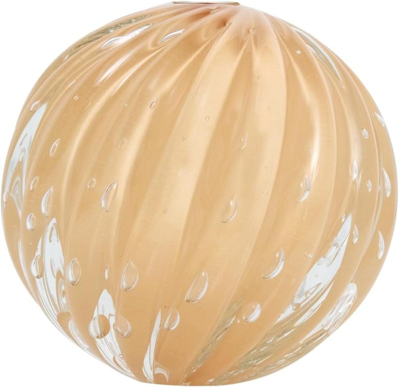 Blown Glass Medium Ball, | Unique Table Centerpiece for H | Decorative Sphere, 1.98 lbs, 3.94"  | by