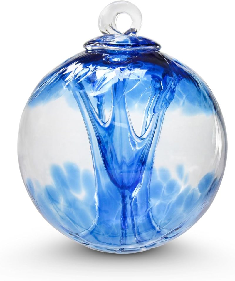 Spirit Tree Witch Ball Hand Blown Glass 4 inch by  (Hot Pink) - Image 2